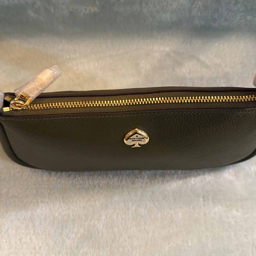 kate spade Pebbled Leather-Kayla Convertible Wristlet - Picture 9 of 13